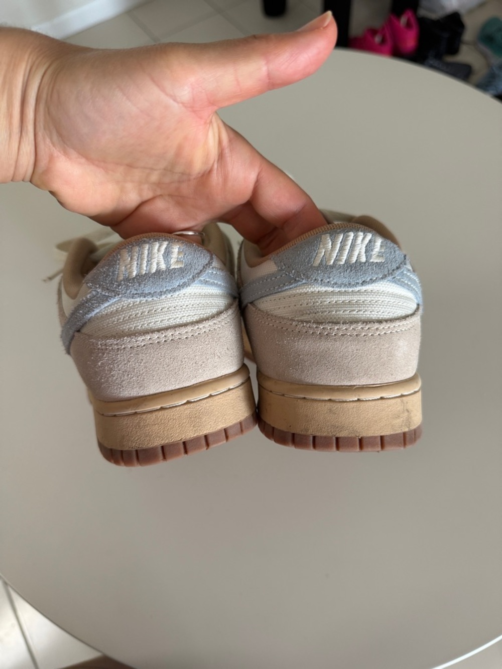 Nike Dunk Low Sanddrift Light Armory Blue Sneaker - Picture 10 of 11